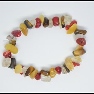 Crystal bracelet elastic